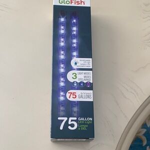 GloFish 75 Gallon LED Aquarium Light - Blue/White